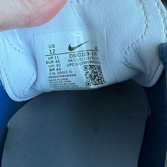 Jordan ADG 4 'White French Blue' Golf Shoes Size 12 - Picture 9 of 13